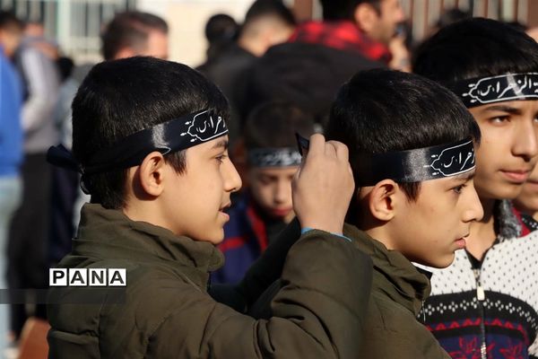 برگزاری دسته عزاداری نوجوانان منطقه ۱۱
