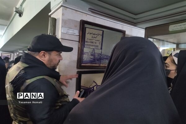 بازدید کاروان‌های راهیان نور از موزه دفاع مقدس خرمشهر