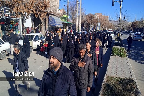 مراسم دسته‌روی و سوگواری ایام فاطمیه شهرستان فاروج