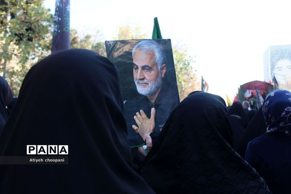 آیین تشییع پیکر مطهر ۱۱۰شهید والامقام گمنام دفاع مقدس در شهر تهران