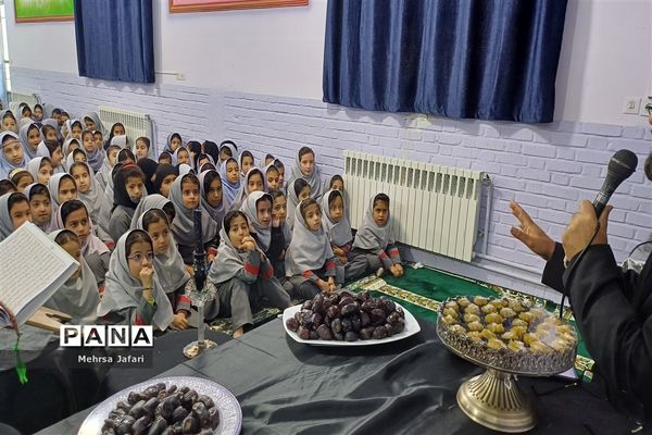 مراسم سوگواری شهادت حضرت فاطمه (س)در دبستان دخترانه فضیلت شهرستان کاشمر