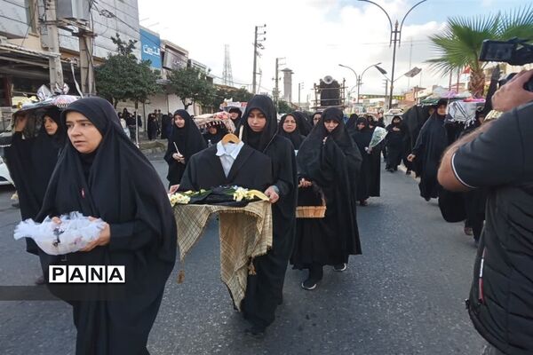 مراسم تشیع پیکر شهید گمنام در فریدونکنار