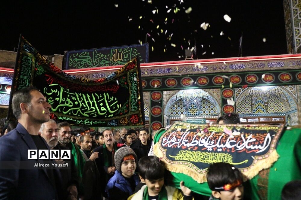 دسته عزاداری معلمان و دانش‌آموزان «سادات» استان قم