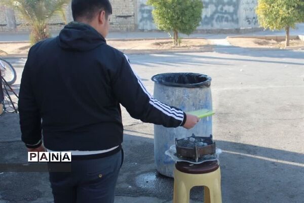 برپایی موکب نوجوانان مسجد سیدالشهدا شیراز