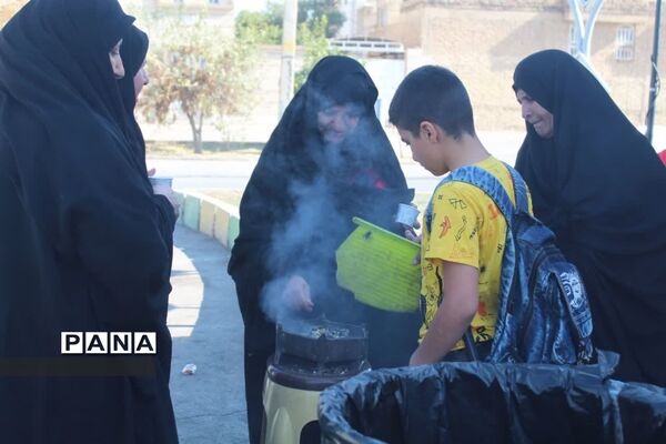 برپایی موکب نوجوانان مسجد سیدالشهدا شیراز