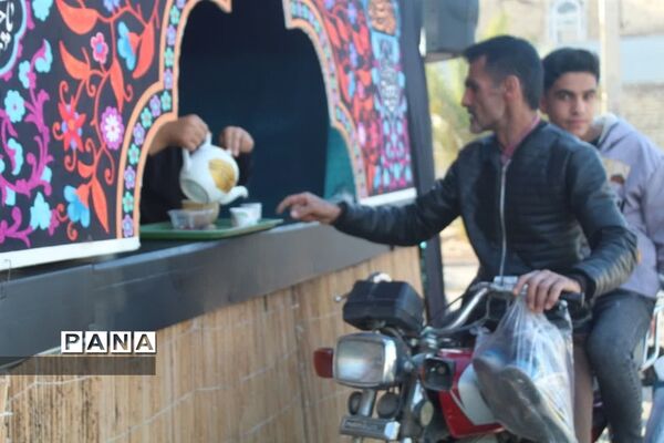 برپایی موکب نوجوانان مسجد سیدالشهدا شیراز
