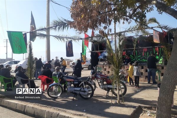 برپایی موکب نوجوانان مسجد سیدالشهدا شیراز