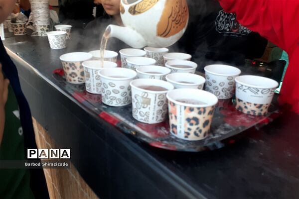 برپایی موکب نوجوانان مسجد سیدالشهدا شیراز