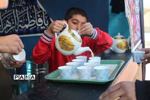 برپایی موکب نوجوانان مسجد سیدالشهدا شیراز