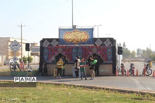 برپایی موکب نوجوانان مسجد سیدالشهدا شیراز