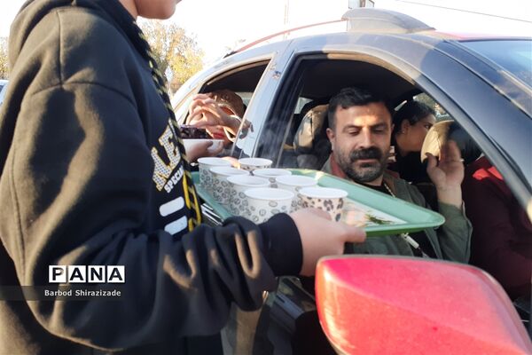 برپایی موکب نوجوانان مسجد سیدالشهدا شیراز