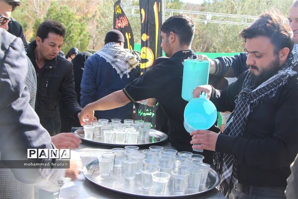تشییع و خاکسپاری پیکر شهید گمنام در پارک کوهستان یزد