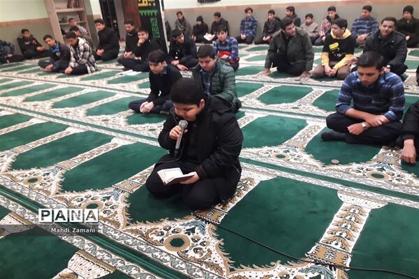 مراسم سوگواری شهادت حضرت فاطمه زهرا (س) در دبیرستان نمونه دولتی مبین