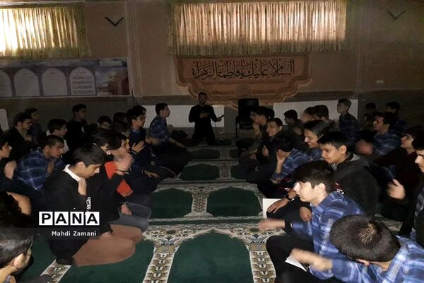 مراسم سوگواری شهادت حضرت فاطمه زهرا (س) در دبیرستان نمونه دولتی مبین