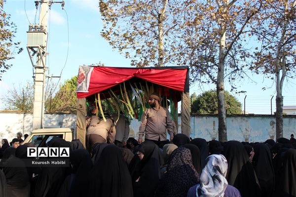 تشییع پیکر شهدای خوشنام در آمل