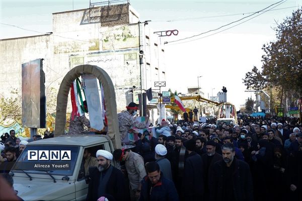 تشییع پیکرهای مطهر 7  آلاله فاطمی در قم