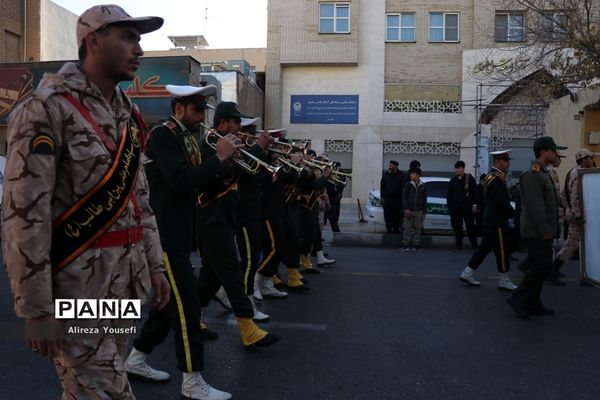 تشییع پیکرهای مطهر 7  آلاله فاطمی در قم