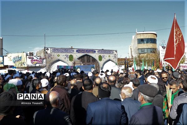 تشییع پیکرهای مطهر 7  آلاله فاطمی در قم