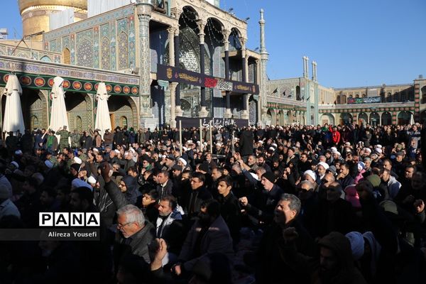 تشییع پیکرهای مطهر 7  آلاله فاطمی در قم