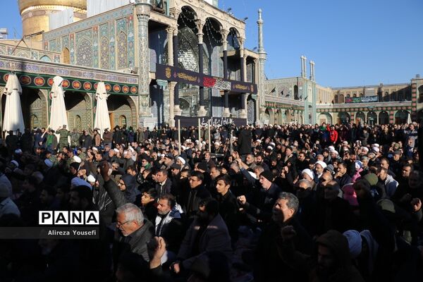 تشییع پیکرهای مطهر 7  آلاله فاطمی در قم