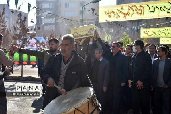 تشییع شهید گمنام در دانشگاه فرهنگیان کرمانشاه