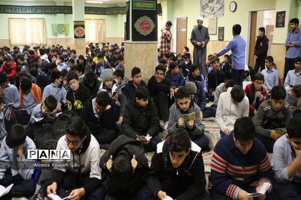 مراسم هیات دانش‌آموزان دبیرستان گوهرتاج ترابی زاده قم