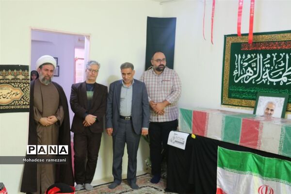 استقبال از شهدای گمنام در مدارس ابتدایی ناحیه ۶ مشهد