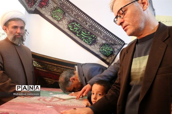 استقبال از شهدای گمنام در مدارس ابتدایی ناحیه ۶ مشهد