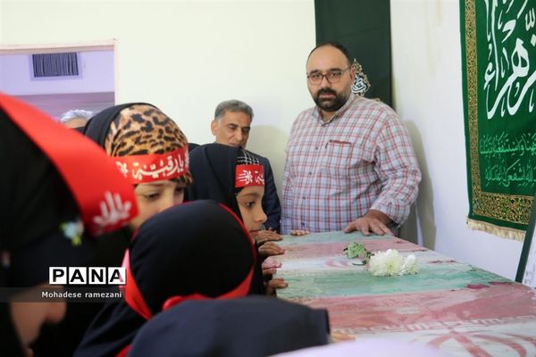 استقبال از شهدای گمنام در مدارس ابتدایی ناحیه ۶ مشهد