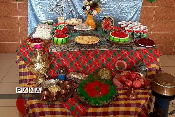 جشن یلدا در مدارس شهرستان فیروزکوه