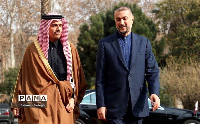 امیرعبداللهیان با نخست وزیر قطر دیدار کرد