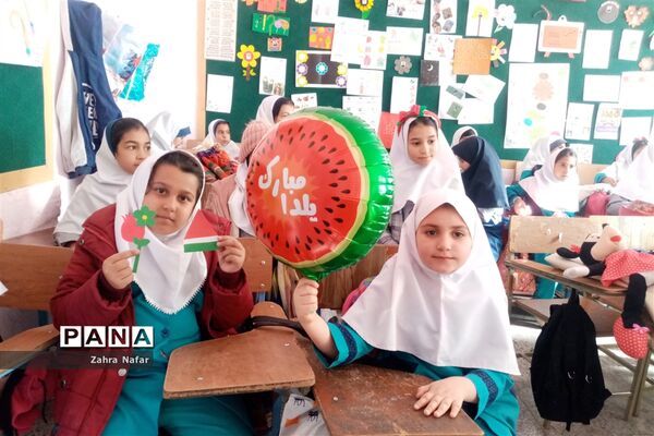 آیین نمادین یلدا در مدارس شهر بهمن