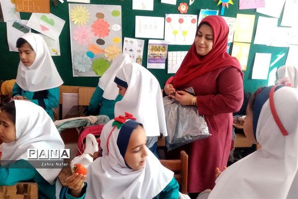 آیین نمادین یلدا در مدارس شهر بهمن