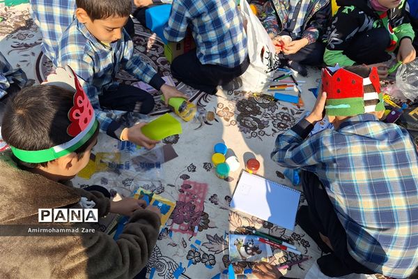 جشن شب یلدا در دبستان‌های ناحیه 3 شیراز