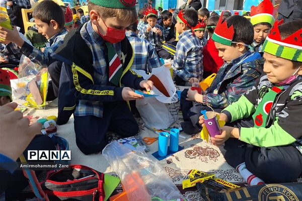جشن شب یلدا در دبستان‌های ناحیه 3 شیراز