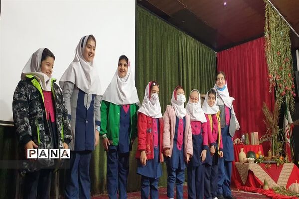 جشنواره یلدا با حضور دانش‌آموزان در کانون فرهنگی تربیتی رضوان محمودآباد