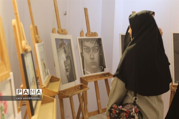 نمایشگاه دستاوردهای دانش‌آموزان هنرستانی در گلوگاه