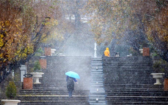 بارش برف و باران در کشور در مناطق مختلف کشور