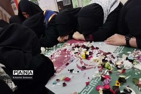 جلوه‌هایی از ارادت دانش‌آموزان مدارس قم به اهل بیت(ع) و شهدا-3