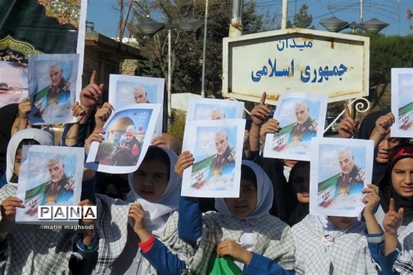 اجتماع فرزندان حاج قاسم در شهرستان گرمه  شهر درق