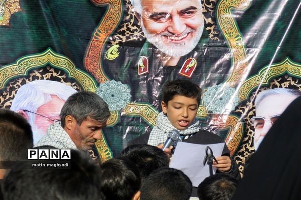 اجتماع فرزندان حاج قاسم در شهرستان گرمه  شهر درق