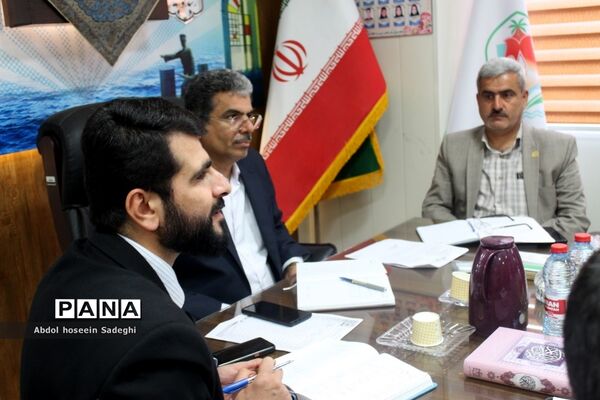 جلسه بزرگداشت چهارمین یادواره شهادت حاج قاسم سلیمانی ، هفته بصیرت و دهه مقاومت آموزش و پرورش استان بوشهر