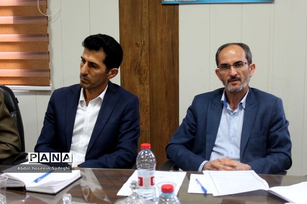جلسه بزرگداشت چهارمین یادواره شهادت حاج قاسم سلیمانی ، هفته بصیرت و دهه مقاومت آموزش و پرورش استان بوشهر