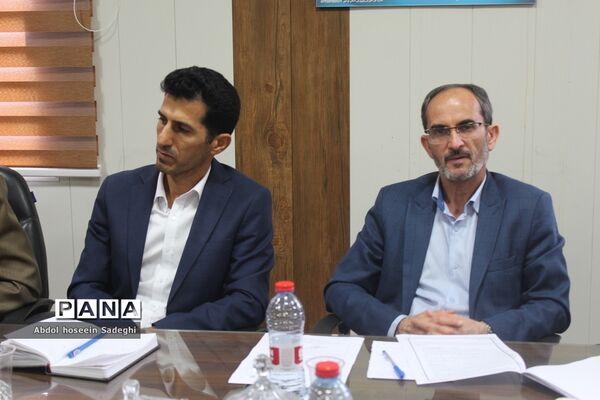 جلسه بزرگداشت چهارمین یادواره شهادت حاج قاسم سلیمانی ، هفته بصیرت و دهه مقاومت آموزش و پرورش استان بوشهر