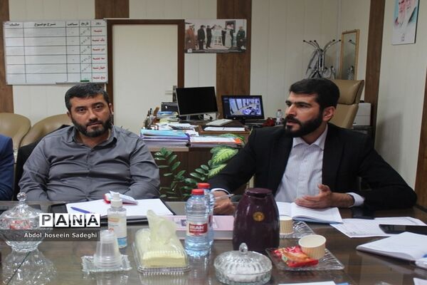 جلسه بزرگداشت چهارمین یادواره شهادت حاج قاسم سلیمانی ، هفته بصیرت و دهه مقاومت آموزش و پرورش استان بوشهر