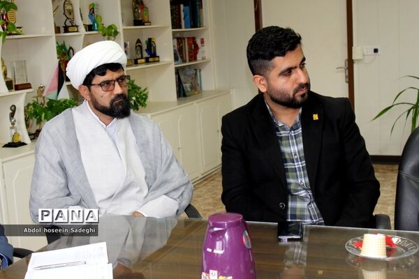 جلسه بزرگداشت چهارمین یادواره شهادت حاج قاسم سلیمانی ، هفته بصیرت و دهه مقاومت آموزش و پرورش استان بوشهر