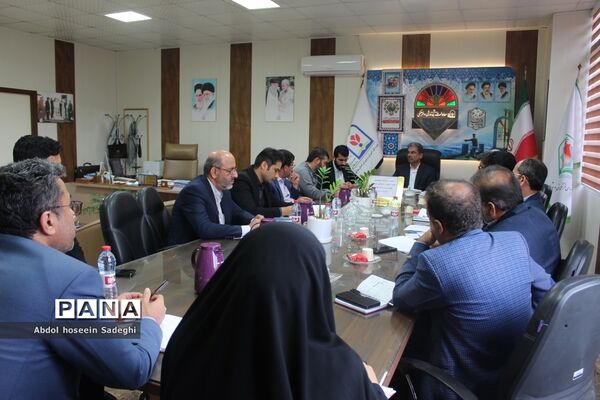 جلسه بزرگداشت چهارمین یادواره شهادت حاج قاسم سلیمانی ، هفته بصیرت و دهه مقاومت آموزش و پرورش استان بوشهر