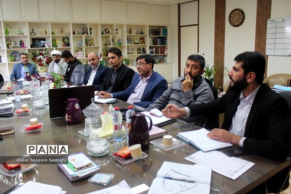 جلسه بزرگداشت چهارمین یادواره شهادت حاج قاسم سلیمانی ، هفته بصیرت و دهه مقاومت آموزش و پرورش استان بوشهر