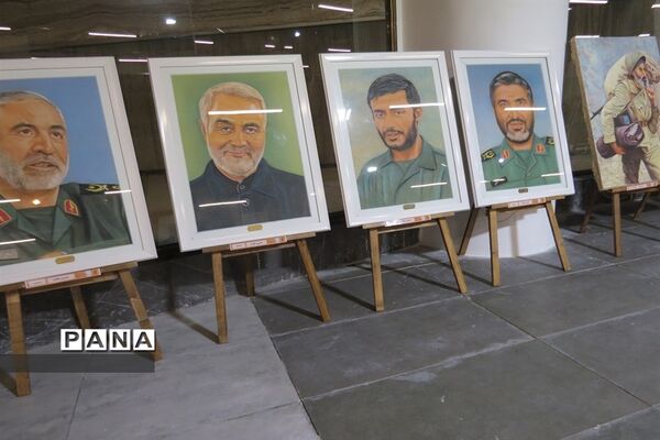 نمایشگاه هنرهای تجسمی ایثار شهرستان بجنورد