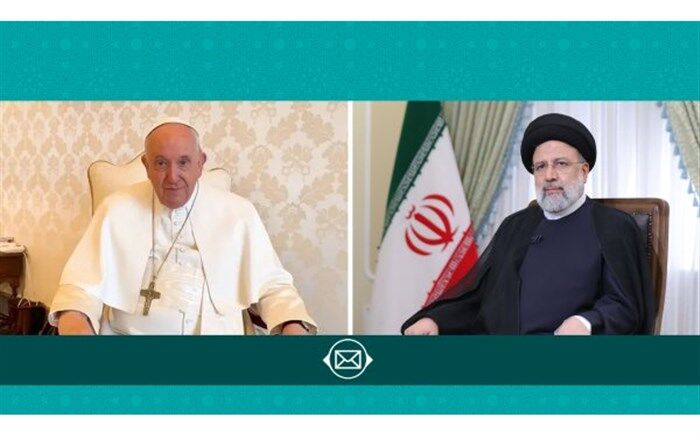 پیام مهم رئیس‌جمهوری اسلامی ایران به رهبر کاتولیک‌های جهان